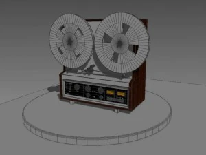 old recorder 3D Model