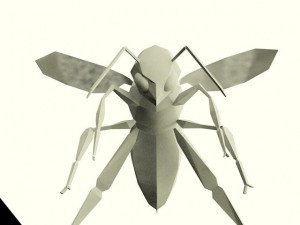 lowpoly bee Modello 3D