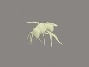 lowpoly bee 3D Model