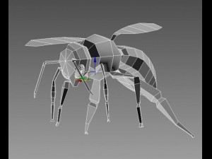 lowpoly bee 3D Model
