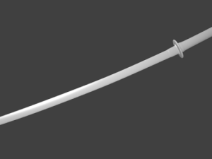 katana Model 3D