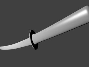 katana Model 3D