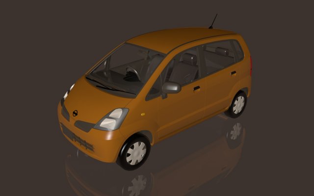 nissan moco 3D Model .c4d .max .obj .3ds .fbx .stl .blend 
