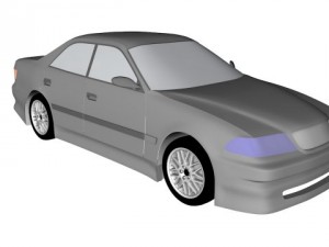 toyota mark ii x100 Modello 3D