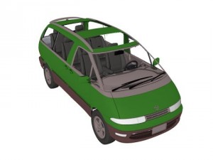 toyota estima lucida Modello 3D