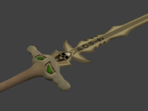 doom sword Model 3D