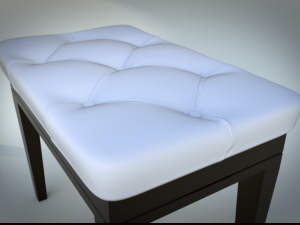 piano bench Model 3D