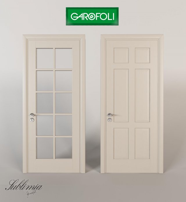 door garofoli sublimia 3D 模型 .c4d .max .obj .3ds .fbx .stl .blend 
