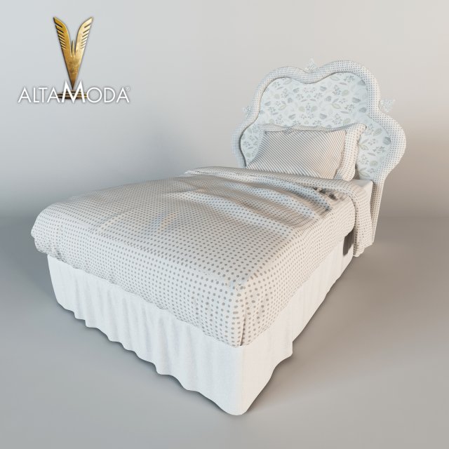 bedheadaltamodamonnalisa 150x5x164 3D 模型 .c4d .max .obj .3ds .fbx .stl .blend 