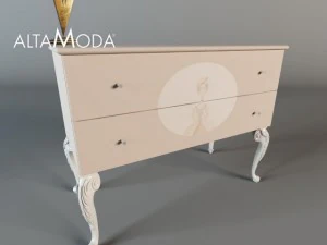 コモダルタモダモナリサ 102x47x79 3Dモデル