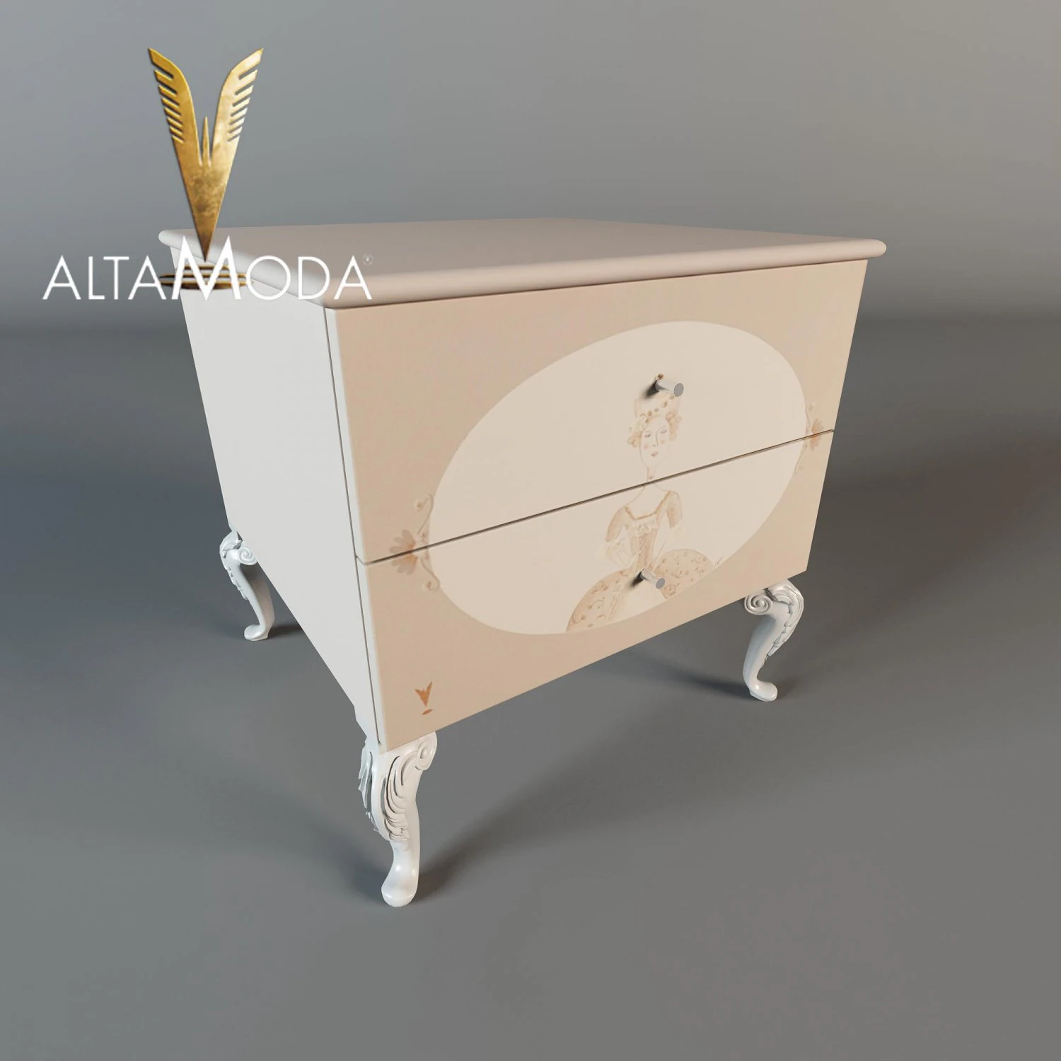 night tablealtamodamonnalisa 64x64x65 3D Model .c4d .max .obj .3ds .fbx .stl .blend 