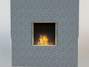 fireplacecattelanfirebox 120x120x195 Modello 3D