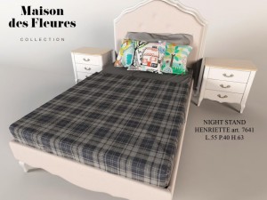 bedflaiodilenight table Modello 3D