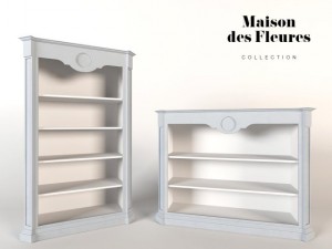 bookcaseflaichantalart 8185 154x45x125 Modello 3D