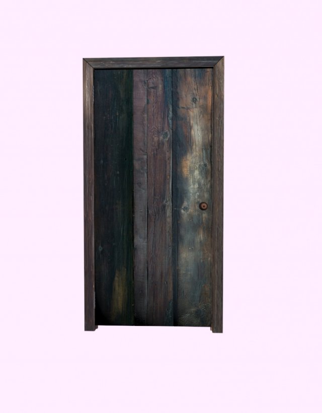 old door 1 3D Модель .c4d .max .obj .3ds .fbx .stl .blend 