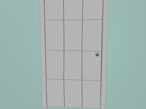 old door 1 3D Модель