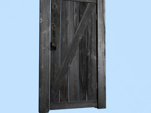 old door 3 3D Model