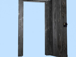 old door 3 3D Model