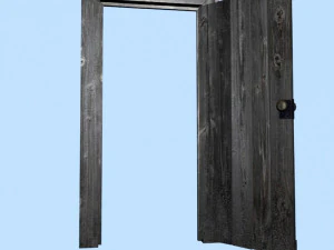 old door 3 3D Model