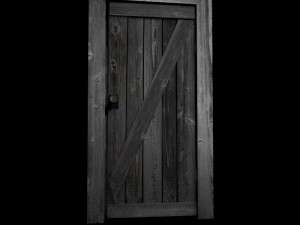 old door 3 3D Model