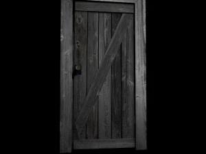 old door 3 3D Model