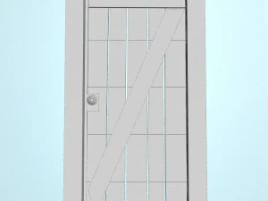 old door 3 3D Model
