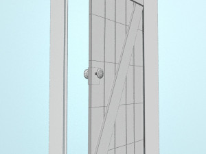old door 3 3D Model