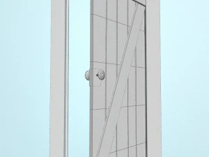 old door 3 3D Model