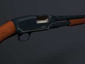 winchester 12 Model 3D