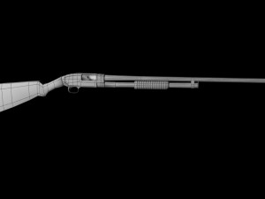 winchester 12 Model 3D