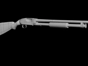winchester 12 3D Model