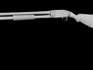 winchester 12 3D Model