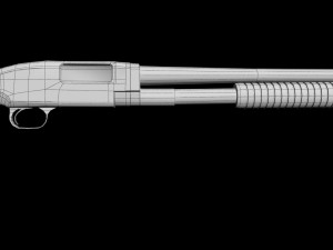 winchester 12 Model 3D