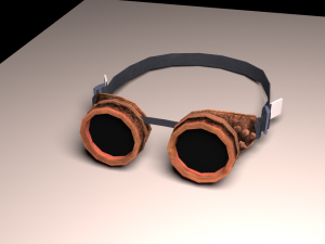 steampunk glasses 3D Модель