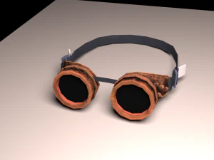steampunk glasses 3D Model