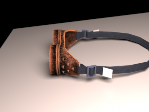 steampunk glasses 3D Модель