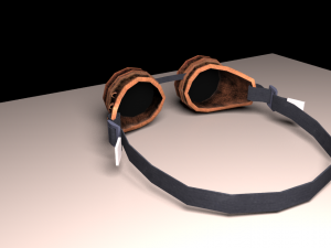 steampunk glasses 3D Модель
