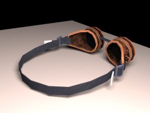steampunk glasses 3D Модель