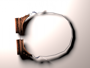 steampunk glasses 3D Модель