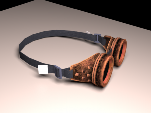 steampunk glasses 3D Модель