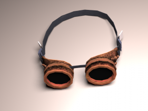 steampunk glasses 3D Модель