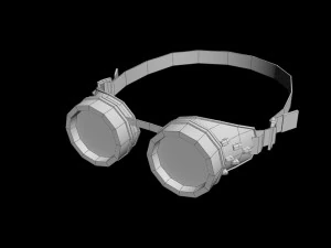 steampunk glasses 3D Model
