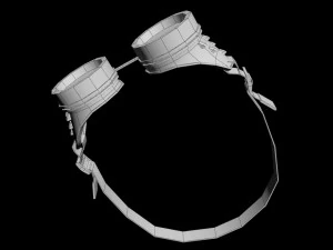 steampunk glasses 3D Model