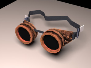 steampunk glasses 3D Модель