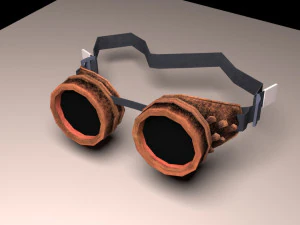 steampunk glasses 3D Model