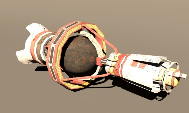 spaceship001 3D Model .c4d .max .obj .3ds .fbx .stl .blend 
