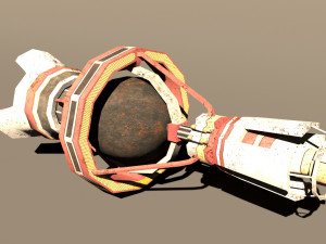 spaceship001 Model 3D