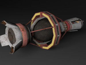 spaceship001 3D Model