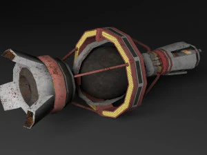 spaceship001 3D Model
