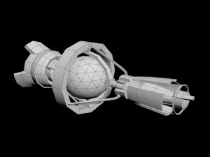 spaceship001 3D Model